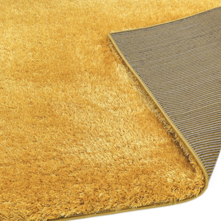Rug Payton plain golden yellow 80x150 cm