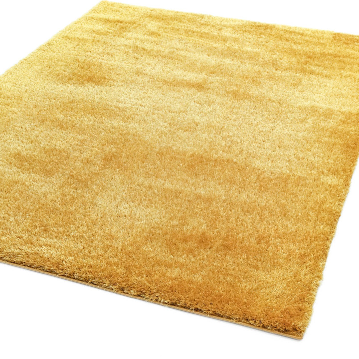 Rug Payton plain golden yellow 200x290 cm