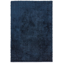 Tappeto Payton tinta unita blu 80x150 cm
