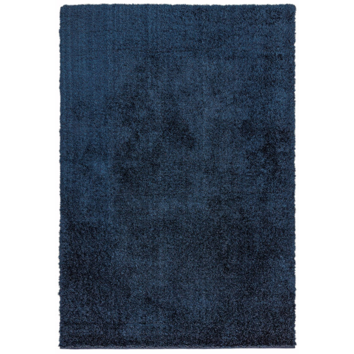 Rug Payton plain blue 80x150 cm