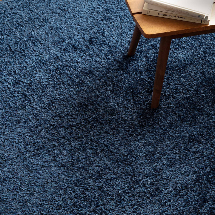 Rug Payton plain blue 80x150 cm