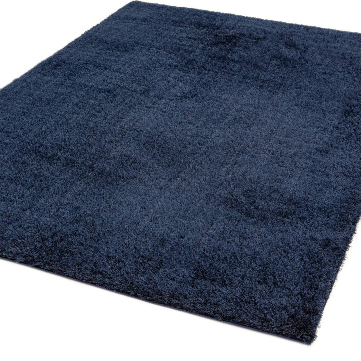 Tappeto Payton tinta unita blu 80x150 cm