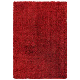 Tappeto Payton tinta unita rosso scuro e rosso 1