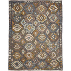 Hand Made Rug Kilim Afghanistan 190x245 Brown O
