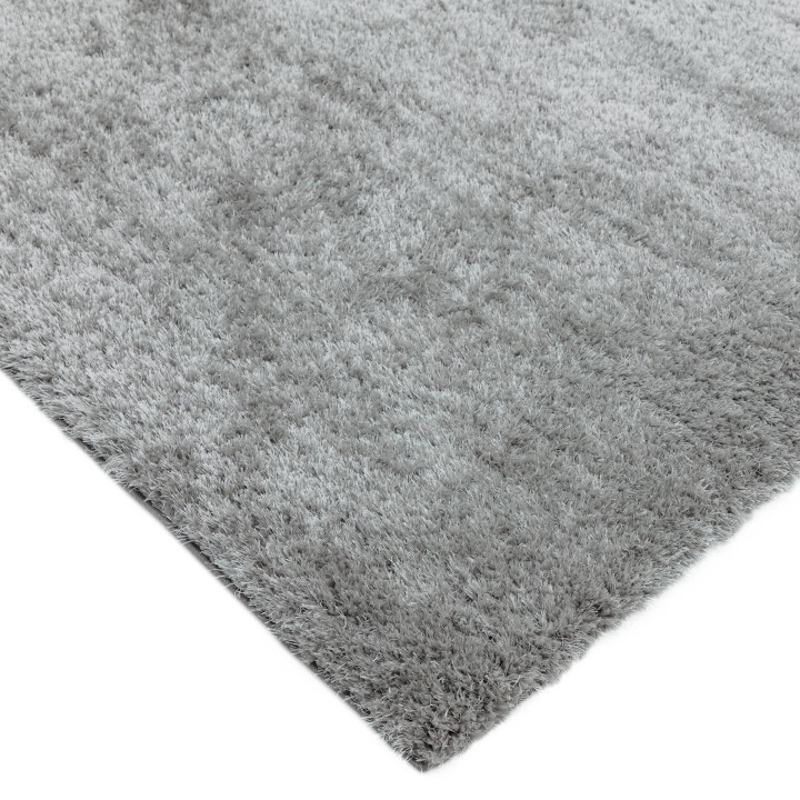 Rug Payton plain light grey 80x150 cm
