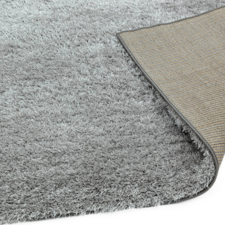 Rug Payton plain silver grey 200x290 cm