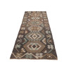Tappeto Kilim Afghanistan 82x288 Grigio Antraci