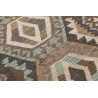 Tappeto Kilim Afghanistan 82x288 Grigio Antraci