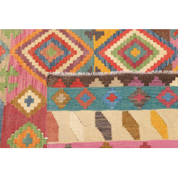 Tappeto Kilim Afghanistan 204x296 Multicolore R