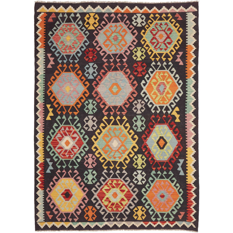 Hand Made Rug Kilim Afghanistan 178x244 Multico