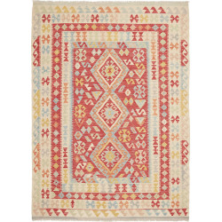 Hand Made Rug Kilim Afghanistan 172x234 Red Bei