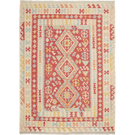 Hand Made Rug Kilim Afghanistan 172x234 Red Bei