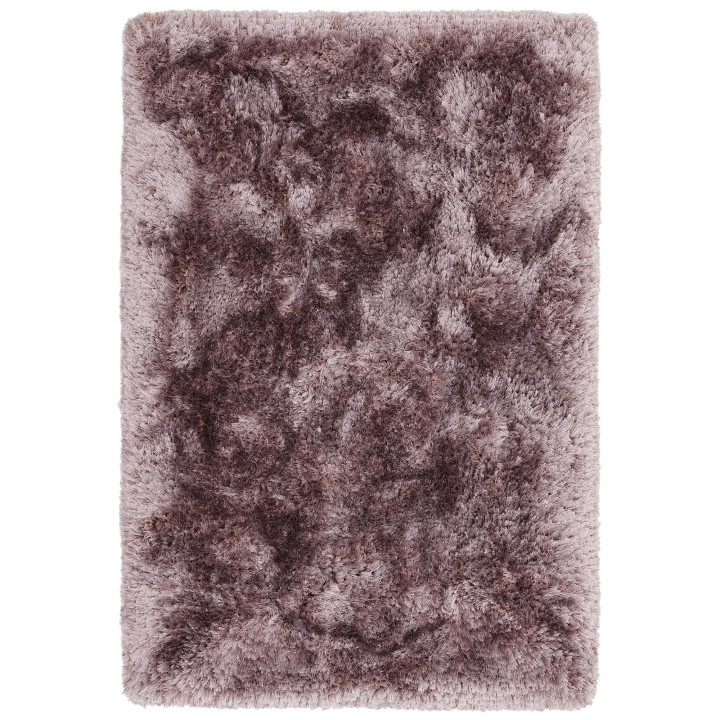 Tappeto Plush tinta unita rosa antico e malva 20