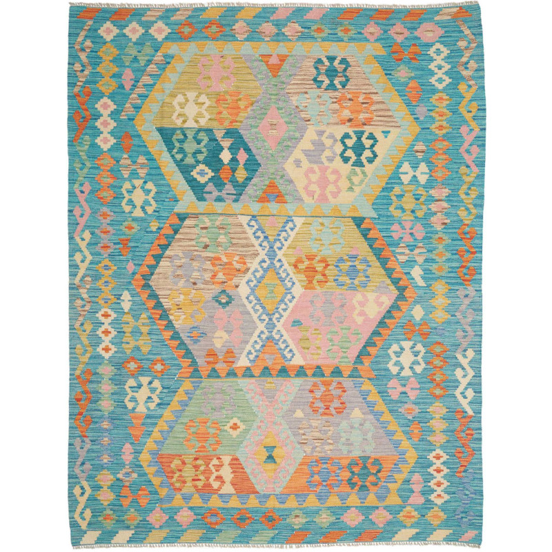 Hand Made Rug Kilim Afghanistan 177x228 Turquoi