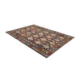 Tappeto Originale Kilim Afghanistan 177x252 Ner