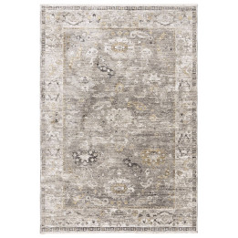 Rug Jasper all-over floral light grey beige dark
