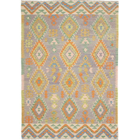 Tappeto Originale Kilim Afghanistan 170x242 Gri