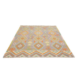 Tappeto Originale Kilim Afghanistan 170x242 Gri