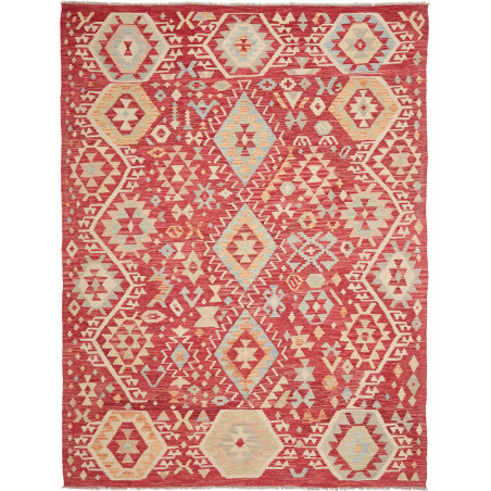 Hand Made Rug Kilim Afghanistan 191x251 Red Bei