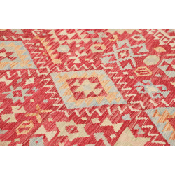Hand Made Rug Kilim Afghanistan 191x251 Red Bei