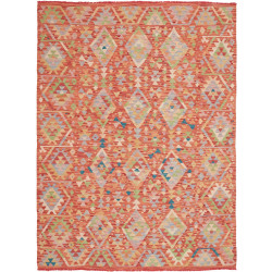 Hand Made Rug Kilim Afghanistan 174x239 Rust Or