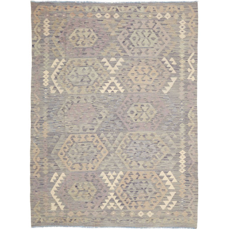 Tappeto Originale Kilim Afghanistan 177x242 Gri