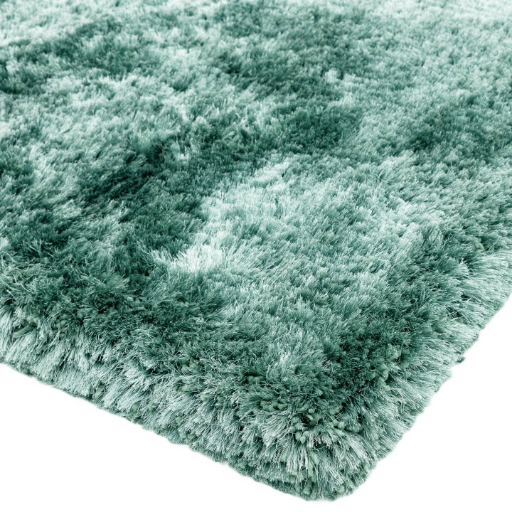 Rug Plush plain sage green olive green 200x300 c