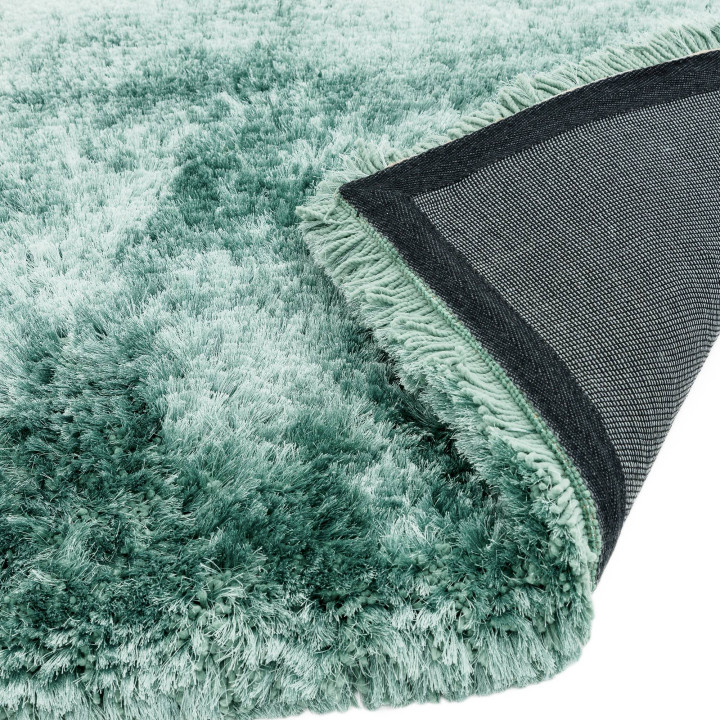 Tappeto Plush tinta unita verde salvia e verde o