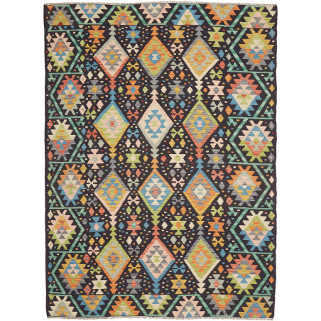 Tappeto Originale Kilim Afghanistan 175x237 Ner