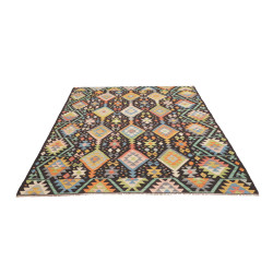 Tappeto Originale Kilim Afghanistan 175x237 Ner