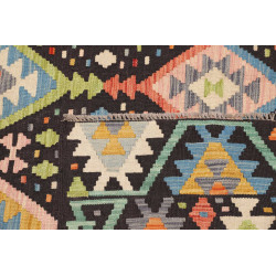 Tappeto Originale Kilim Afghanistan 175x237 Ner