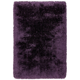 Tappeto Plush tinta unita viola scuro 120x170 cm
