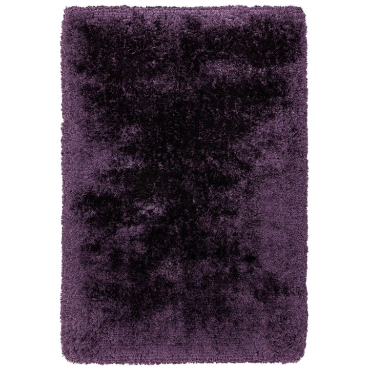 Tappeto Plush tinta unita viola scuro 140x200 cm