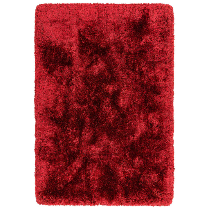 Rug Plush plain red 200x300 cm