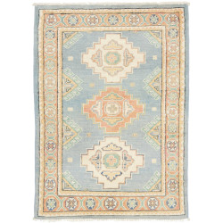 Hand Made Rug Kazak Afghanistan 80x114 Dusty Bl
