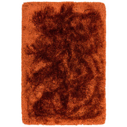 Rug Plush plain orange 140x200 cm