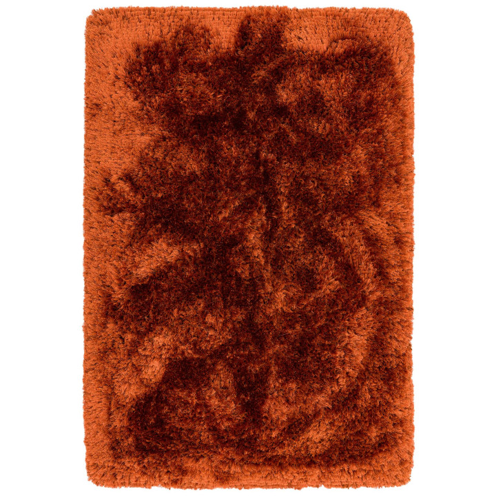 Tappeto Plush tinta unita arancione 140x200 cm