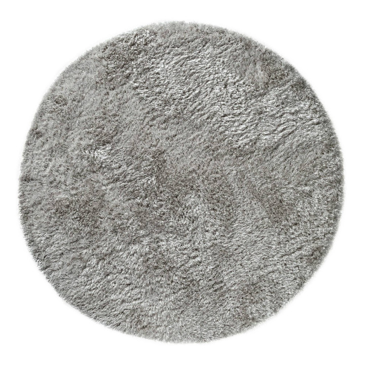 Tappeto Plush tinta unita grigio chiaro e grigio