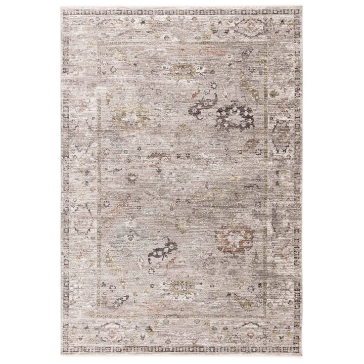 Rug Jasper abstract grey beige brown taupe 80x16