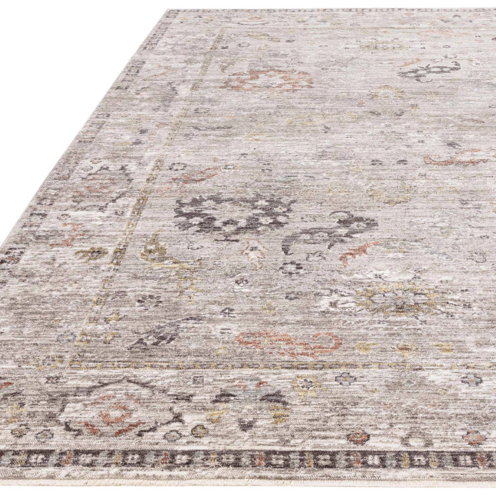 Rug Jasper abstract grey beige brown taupe 80x16