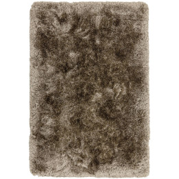 Tappeto Plush tinta unita beige e tortora 120x17