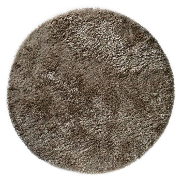 Rug Plush plain beige taupe 160x230 cm