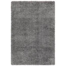Tappeto Ritchie tinta unita grigio e argento 200