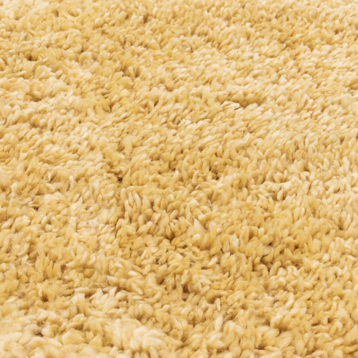 Rug Ritchie plain yellow 80x150 cm