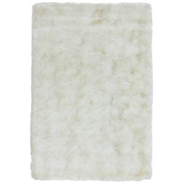 Tappeto Whisper tinta unita bianco e crema 140x2