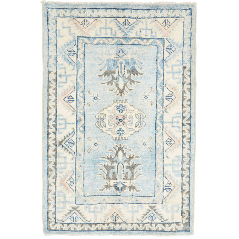 Tappeto Originale Kazak Afghanistan 60x90 Azzur