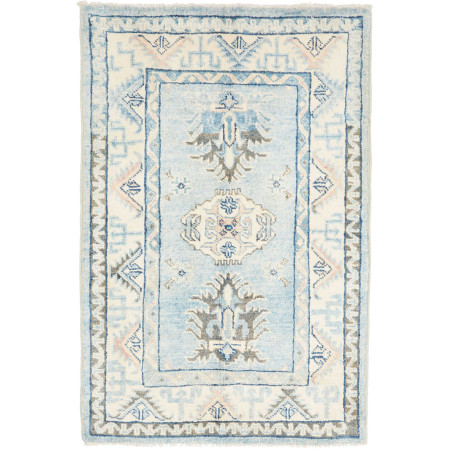 Tappeto Originale Kazak Afghanistan 60x90 Azzur