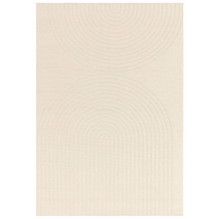 Rug Antibes geometric cream white ivory 120x170