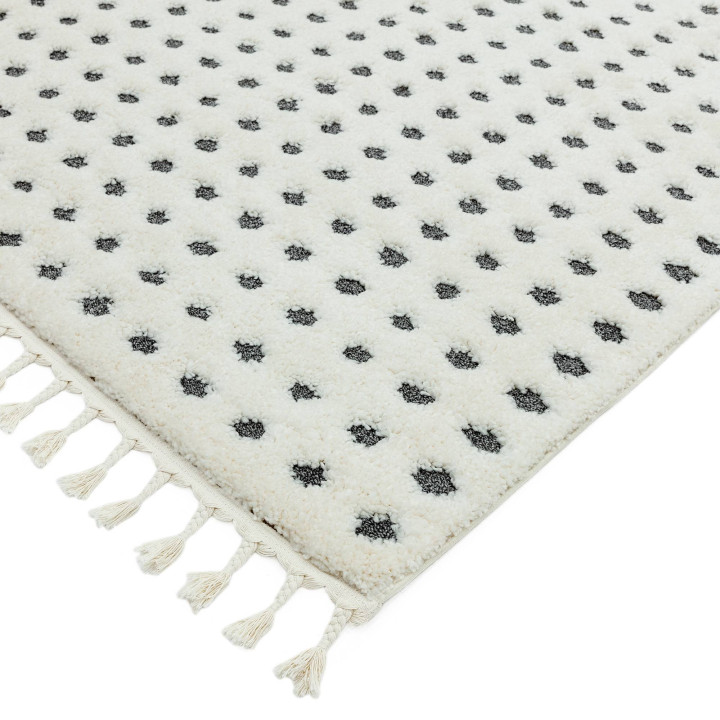 Rug Ariana geometric cream dark grey 120x170 cm