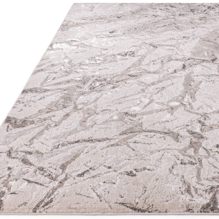 Rug Aurora abstract gold beige grey 240x340 cm
